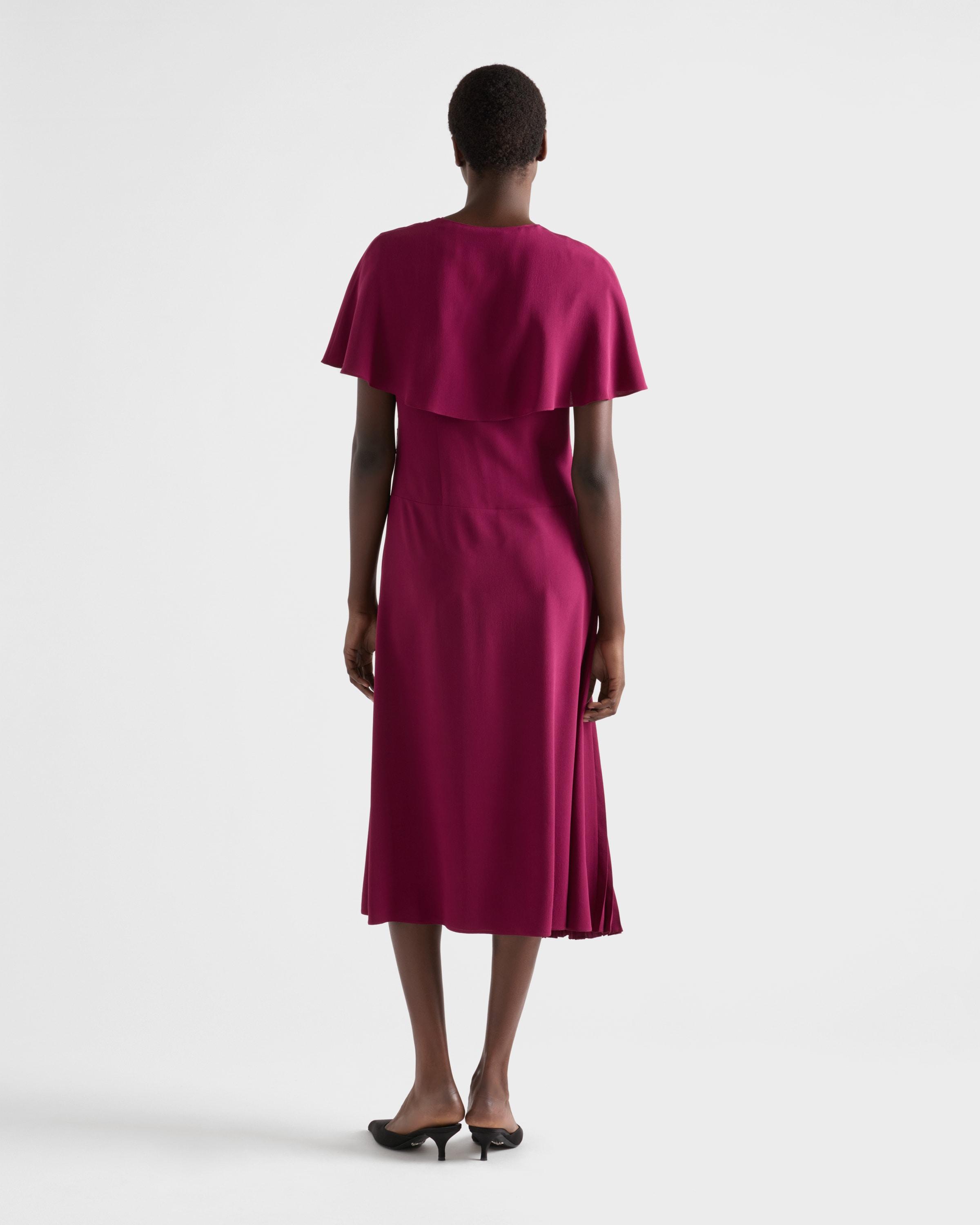 Prada ドレス RUNWAY Pleated marocain dress 関税込 Ivory Pleated marocain dress | PRADA