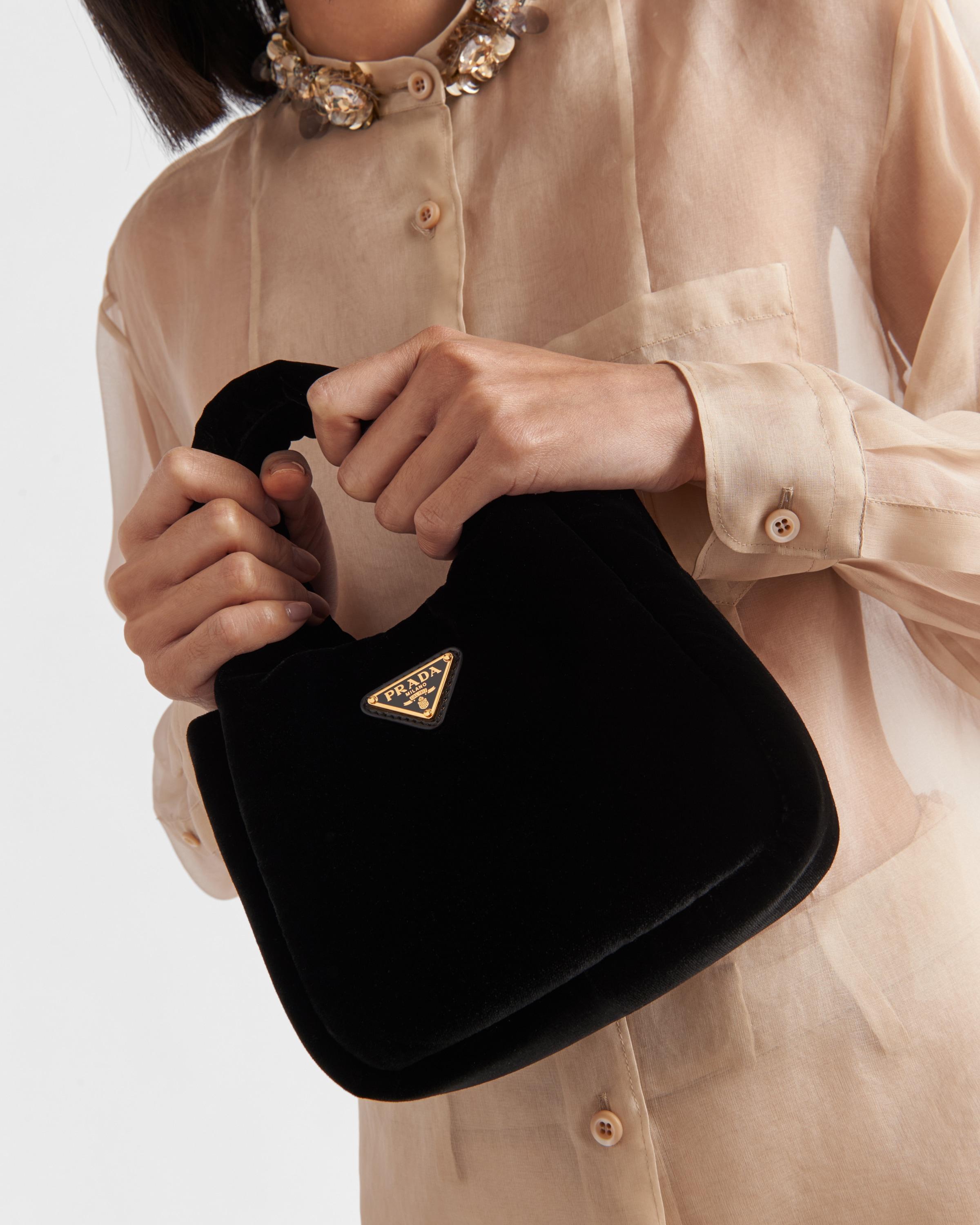 Prada velvet mini bag hotsell