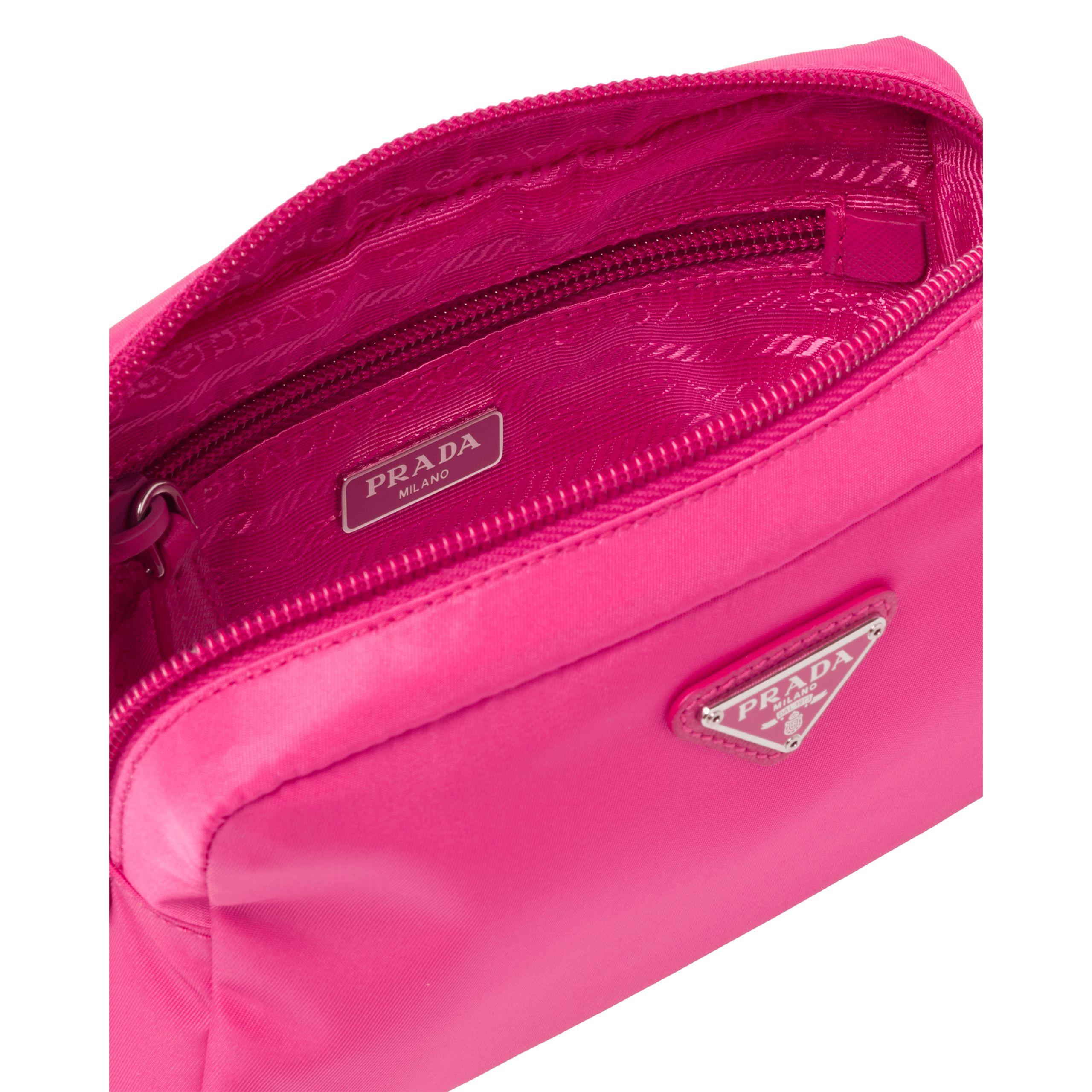 prada denim cosmetic pouch