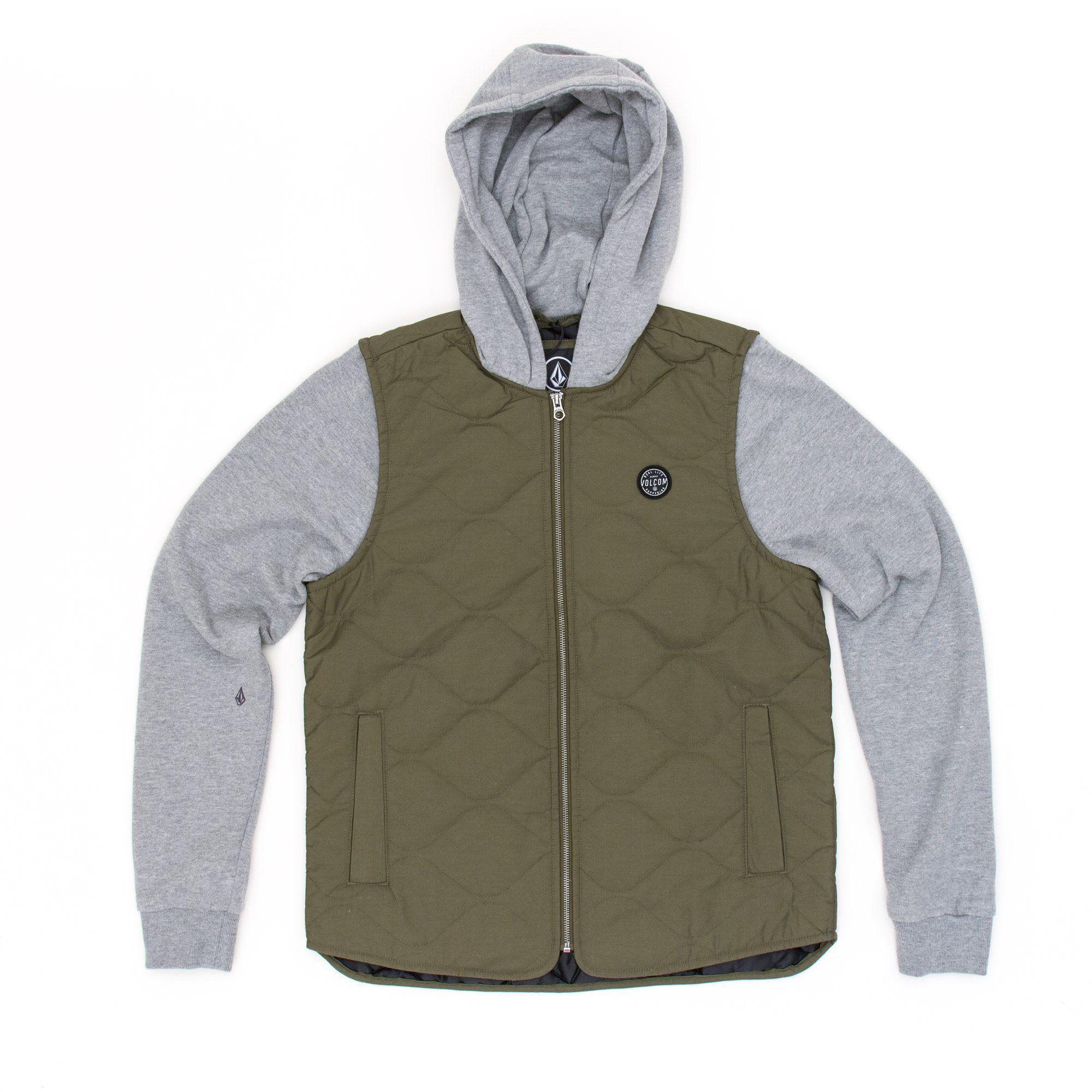 Fleece Buster Puffer Jacket in Green for Men Lyst