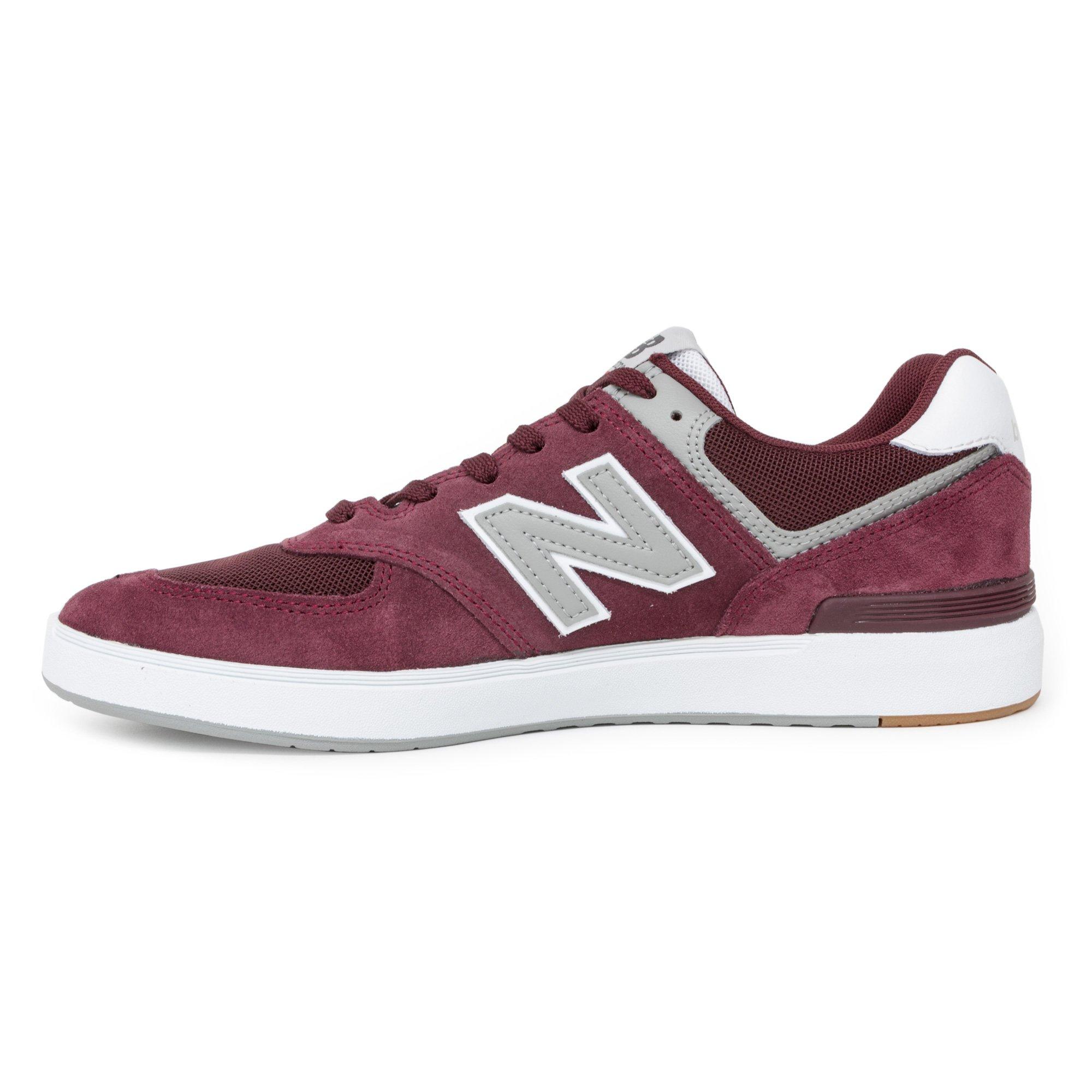 new balance am574 burgundy