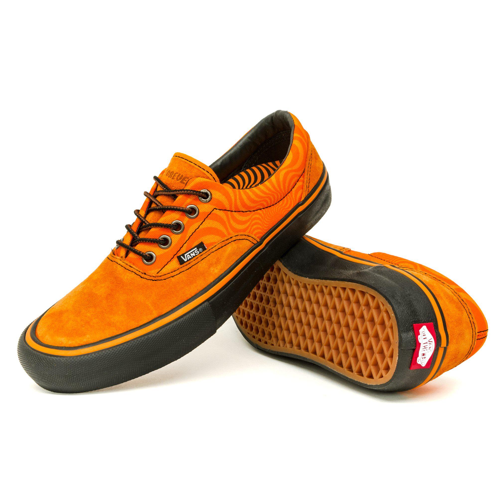 vans x spitfire era pro cardiel & orange skate shoes