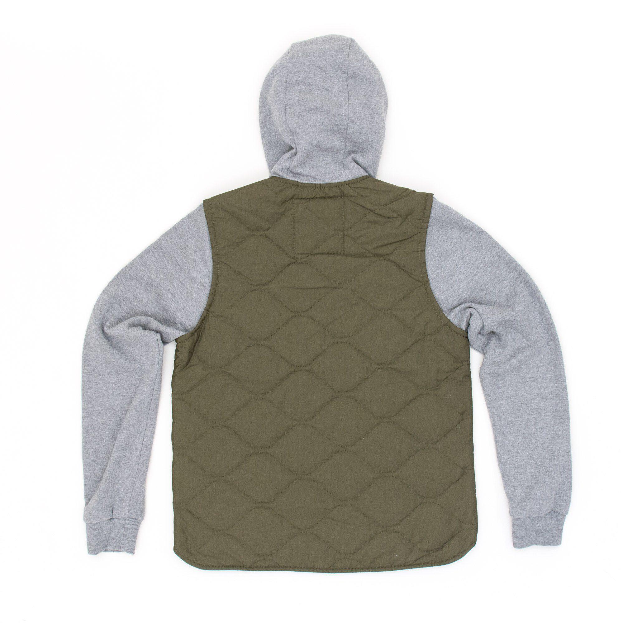 Fleece Buster Puffer Jacket in Green for Men Lyst
