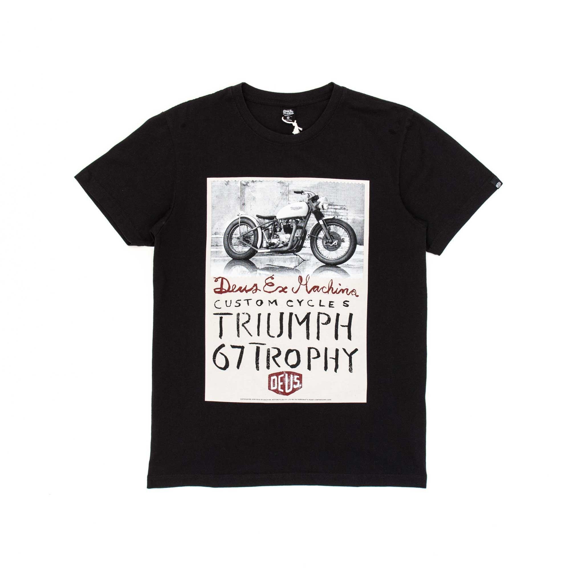 Deus Ex Machina Cotton Triumph Trophy T-shirt in Black for Men - Lyst
