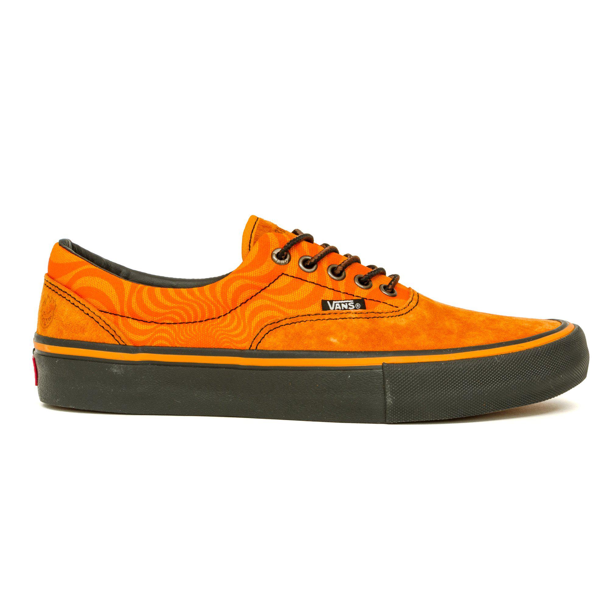 orange van sneakers