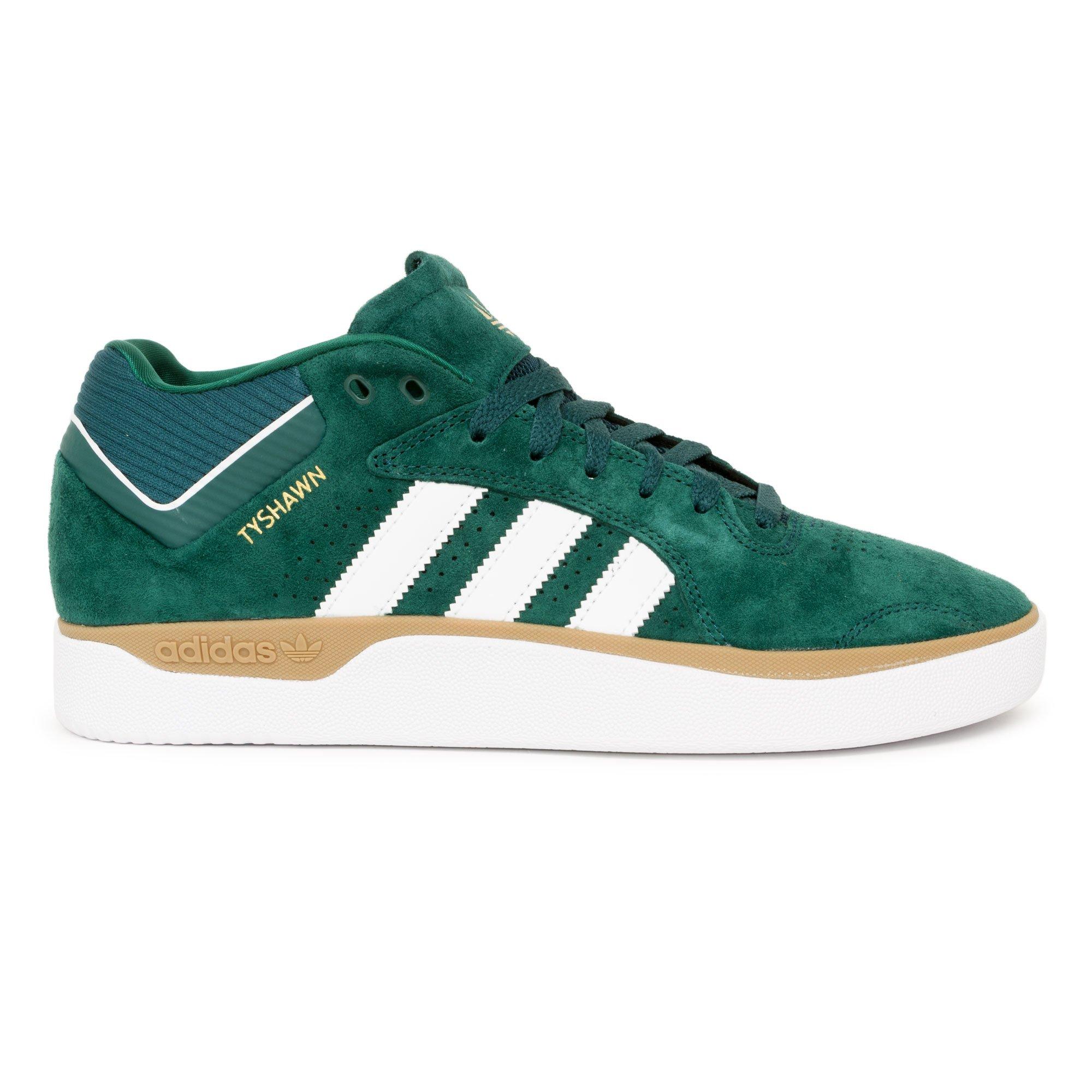 adidas Suede Tyshawn Shoes in Green for Men - Lyst