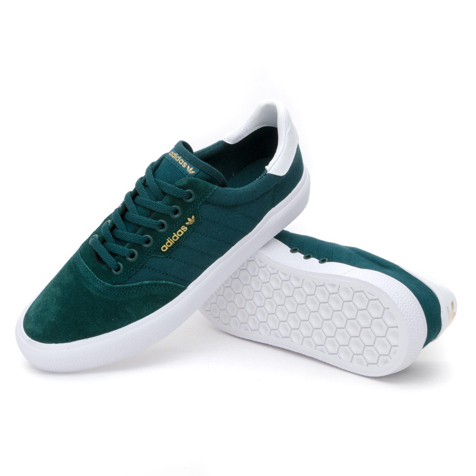 adidas Suede 3mc Vulc Shoes in Green 