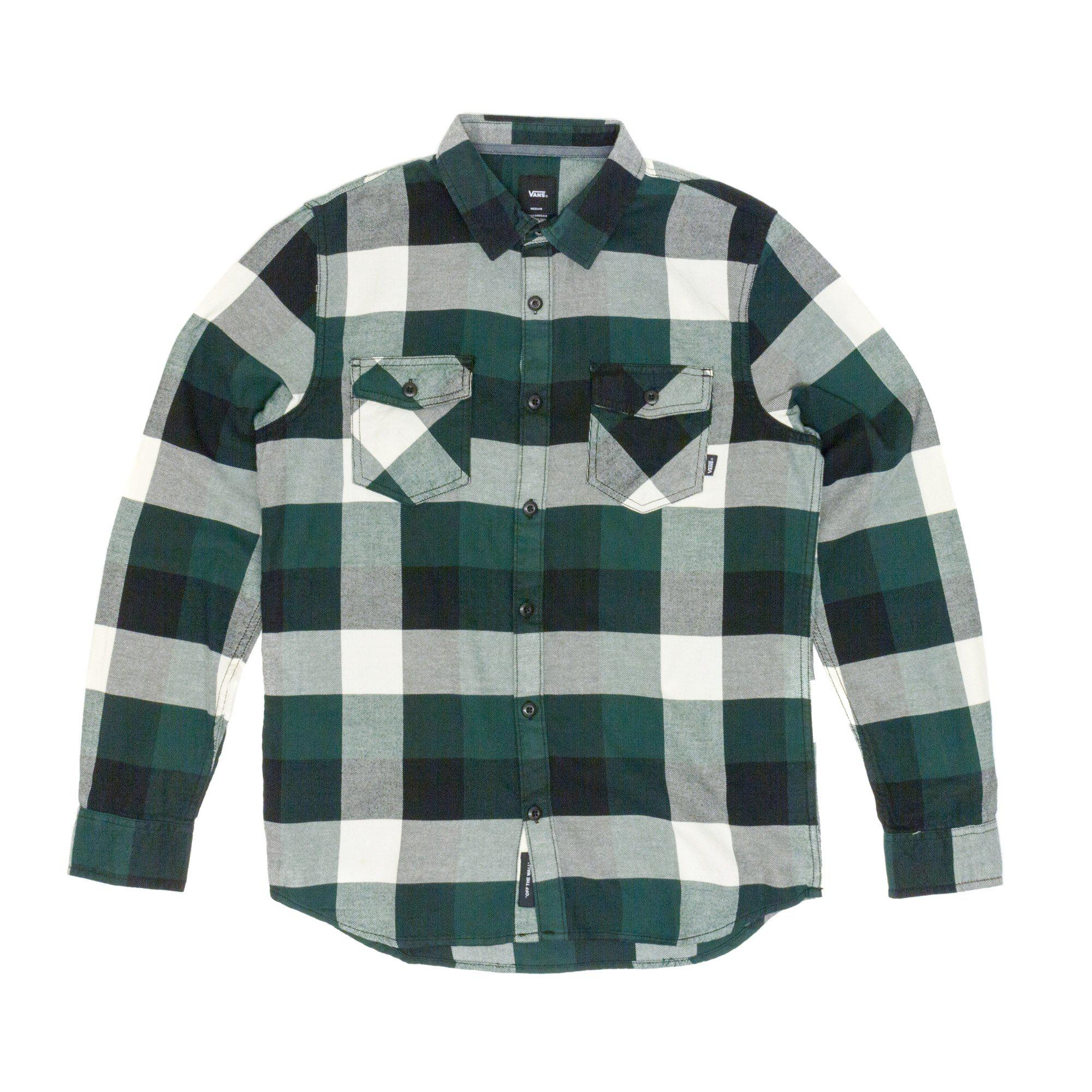 vans green flannel