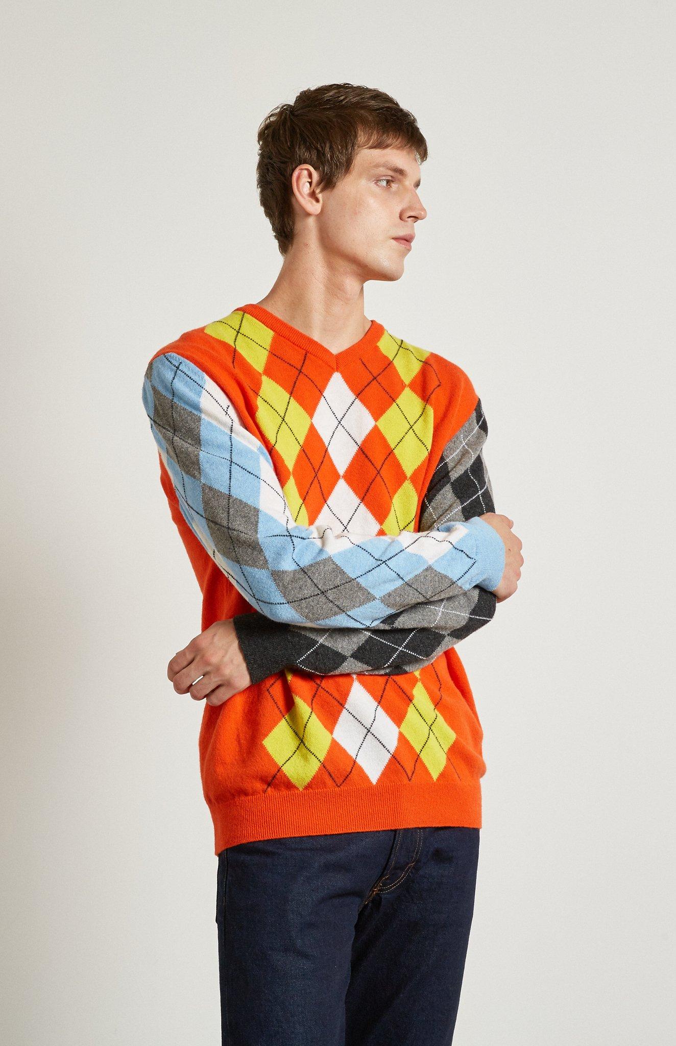 pringle argyle jumper