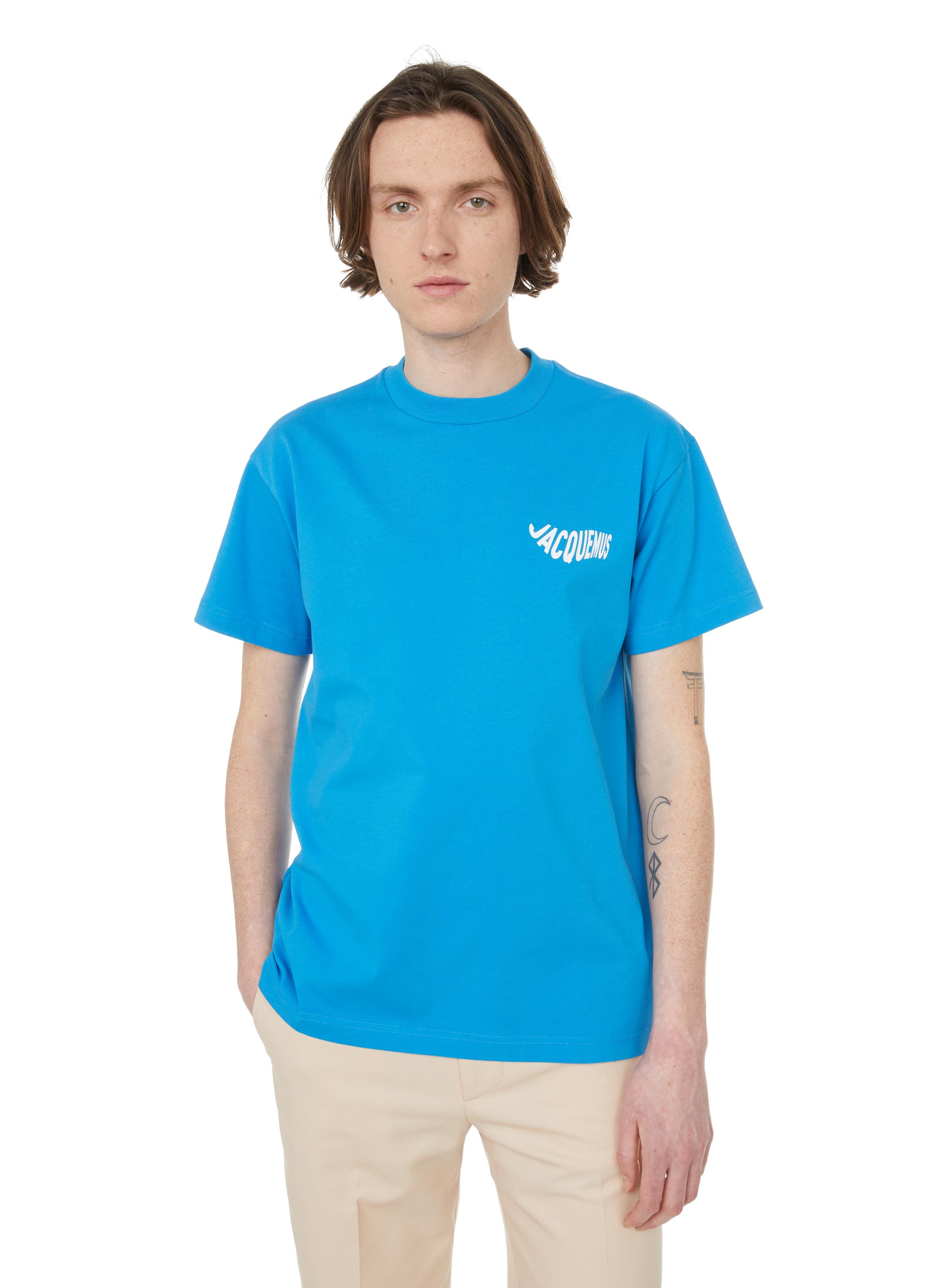 Le t-shirt Vague en coton | Jacquemus pour homme en coloris Bleu | Lyst