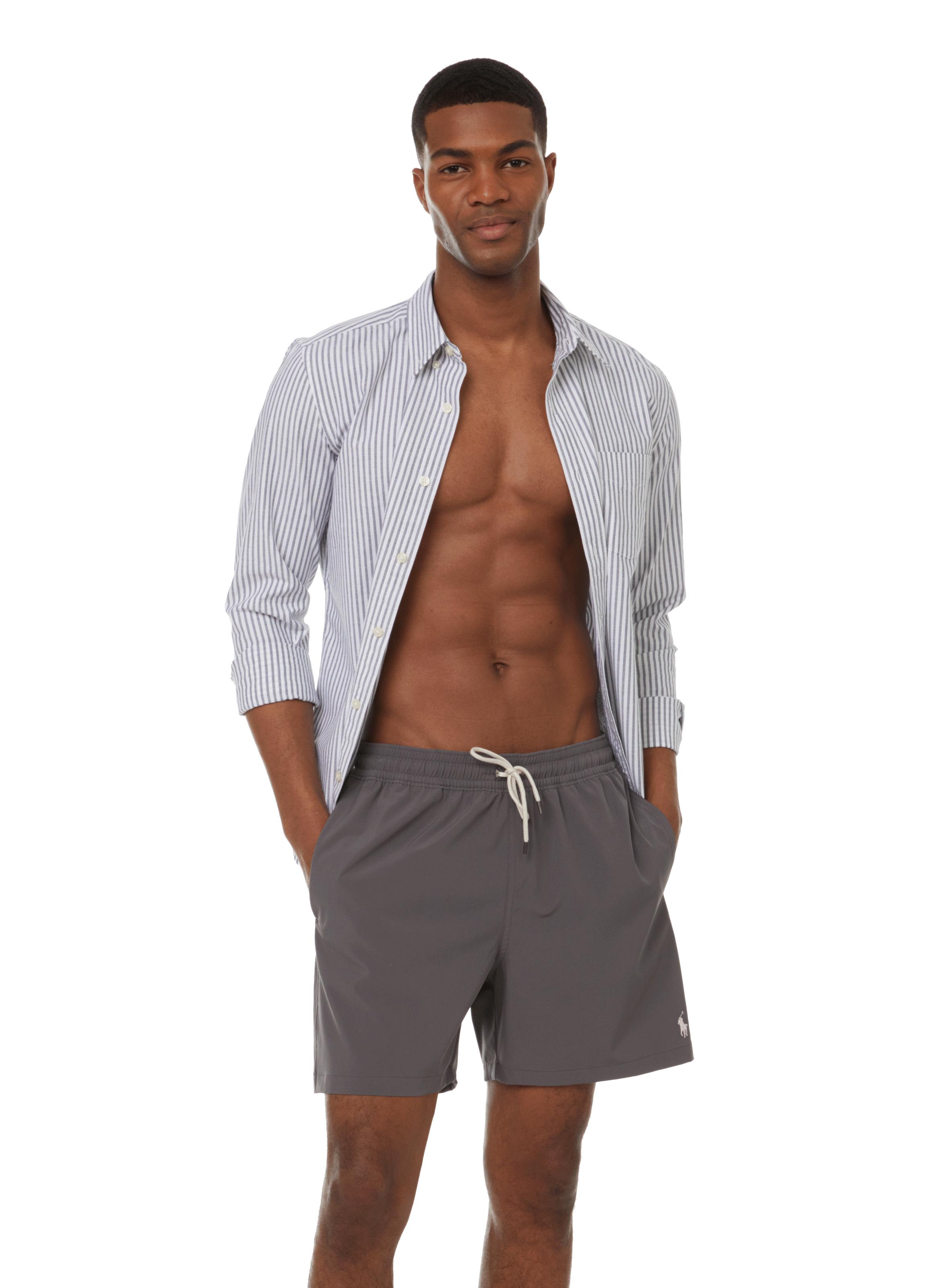 Polo Ralph Lauren Recycled Polyester-blend Swim Shorts in Grey for Men |  Lyst UK