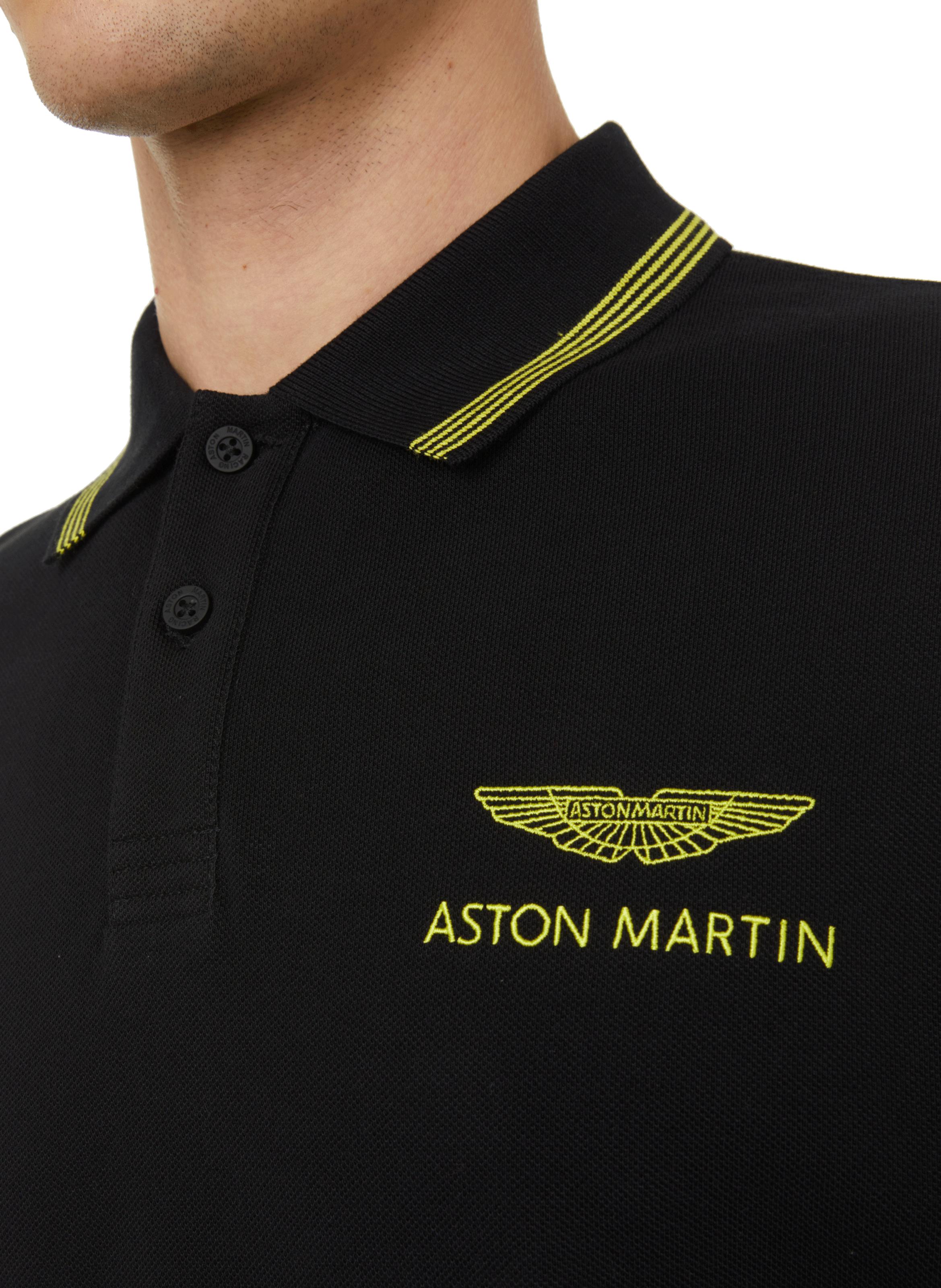 X Aston Martin - Polo à manches longues Hackett pour homme en coloris Noir  | Lyst