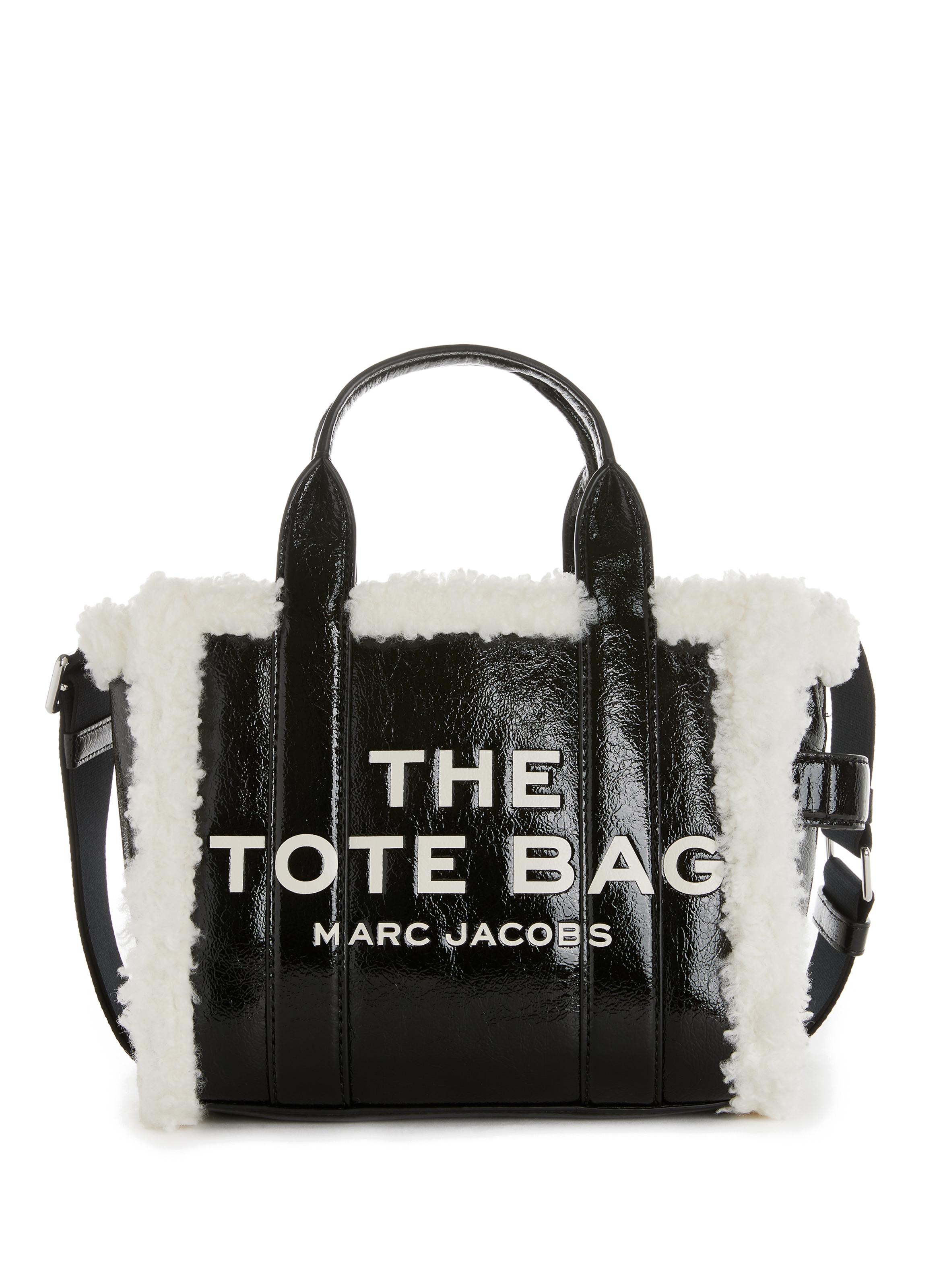 Mini sac The Tote Bag Crinkle Marc Jacobs en coloris Noir | Lyst