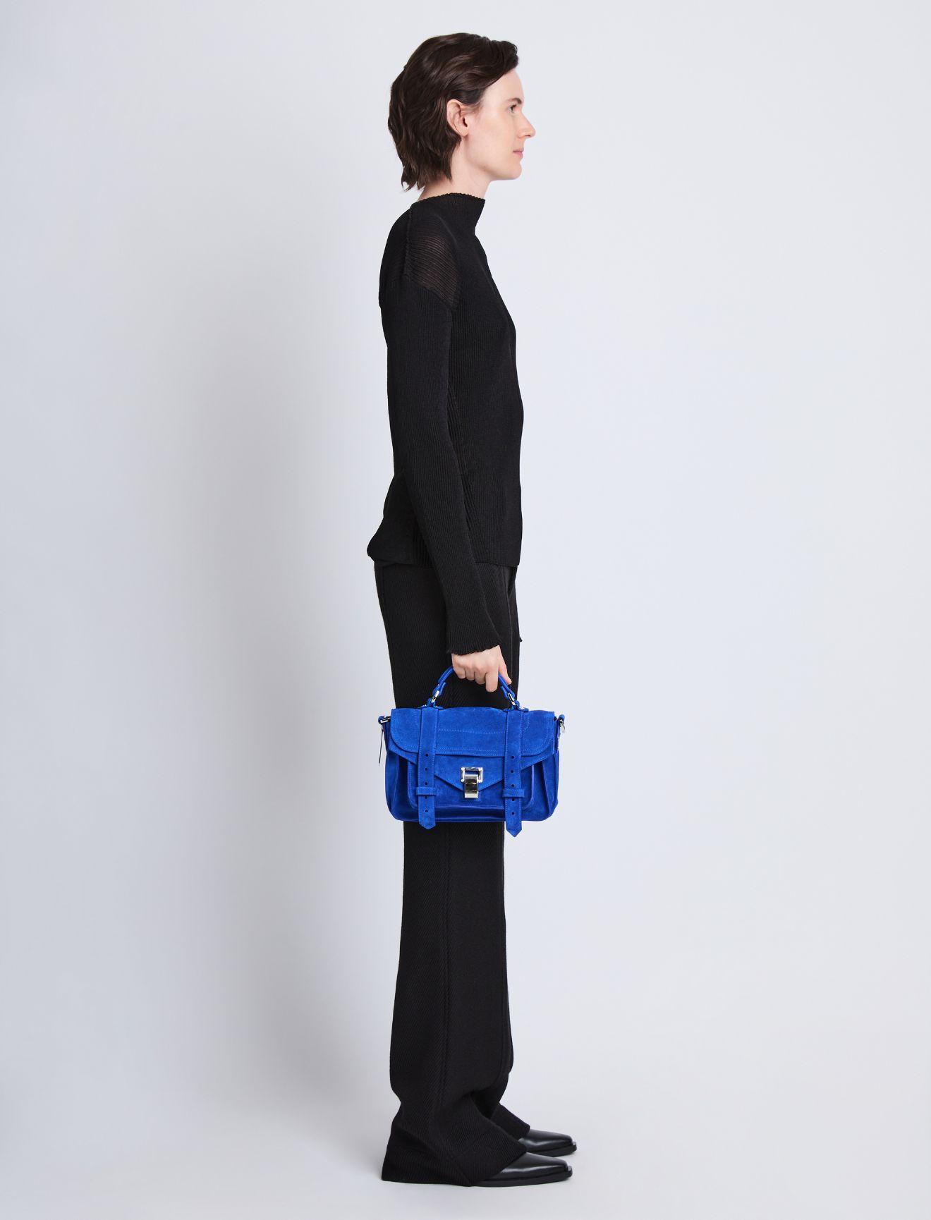 Proenza Schouler Suede Ps1 Tiny Bag in Blue Lyst