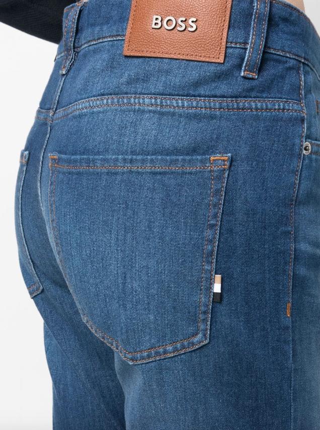 BOSS by HUGO BOSS Boss Slim-fit Jeans In Super-soft Blue Italian Denim for  Men | Lyst