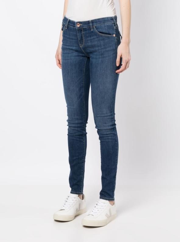 Emporio Armani J23 Mid-rise, Super-skinny Jeans In Stretch Denim in Blue |  Lyst