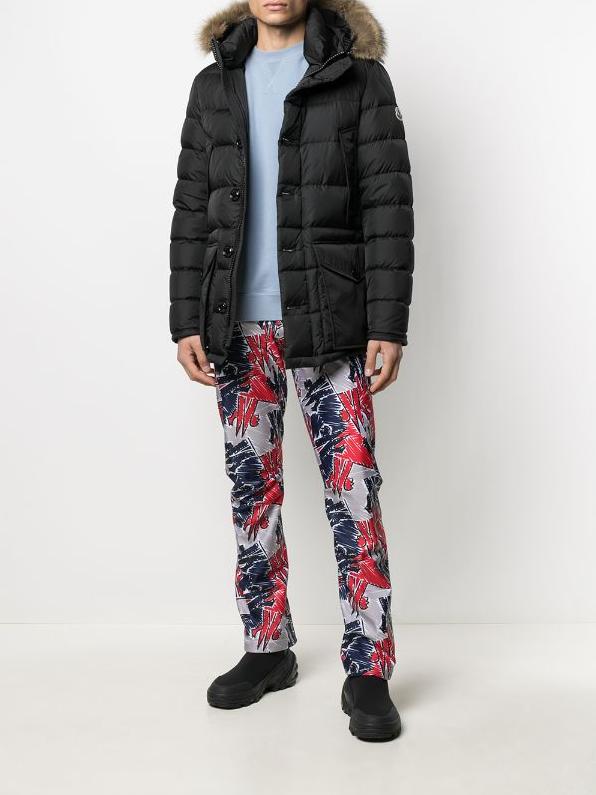 moncler cluny hooded down jacket