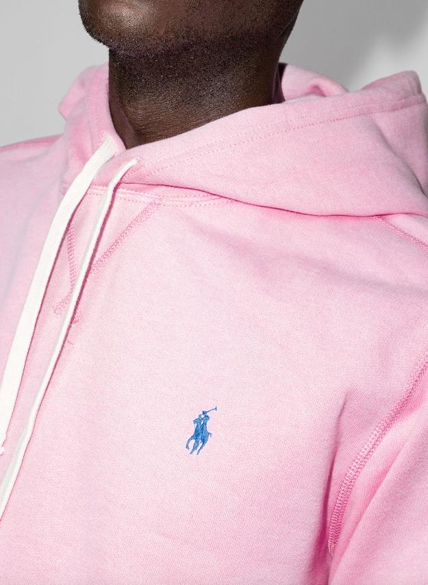 Polo Ralph Lauren Polo Pony Drawstring Hoodie in Pink for Men | Lyst