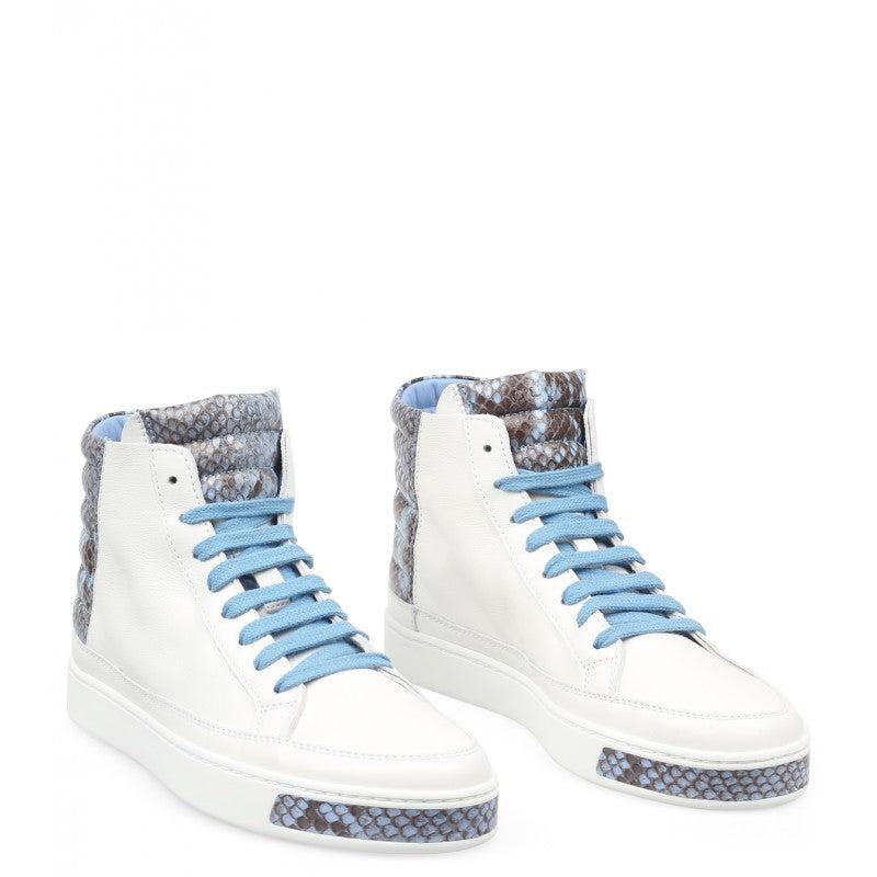 Gucci Snake Blue Air Jordan High Top Shoes Sneakers - Tagotee
