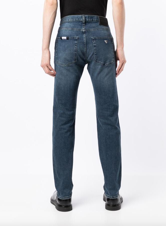 Emporio Armani J45 Regular-fit Jeans In Comfort-twill Denim in Blue for Men  | Lyst