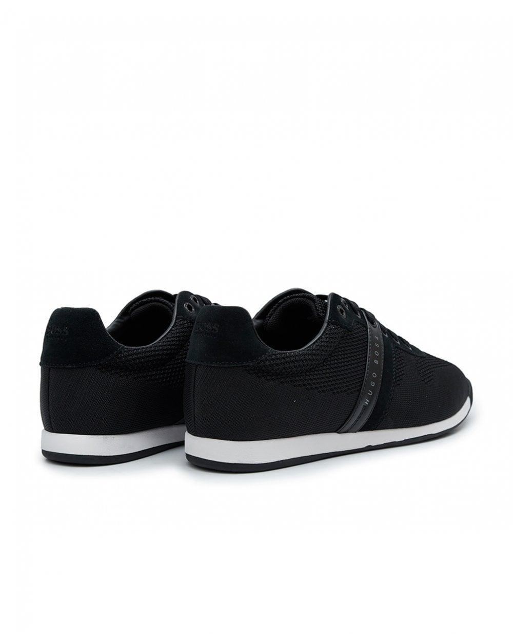 boss low top knit trainers