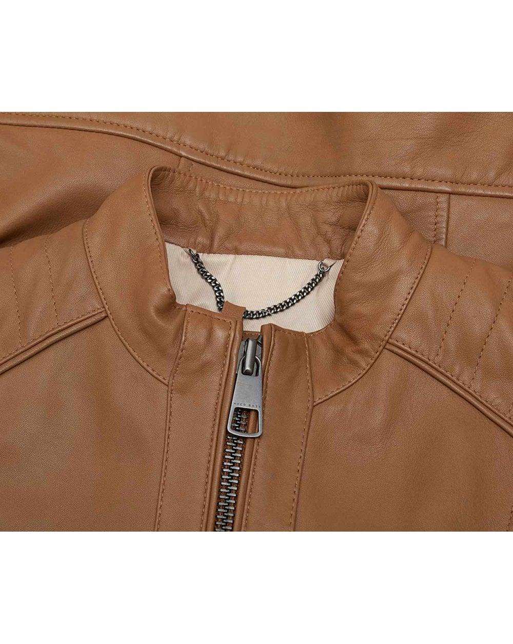 Hugo Boss Junique Leather Jacket 