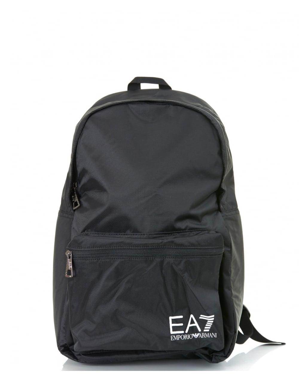 EA7 Synthetic Nylon Rucksack in Black for Men Lyst