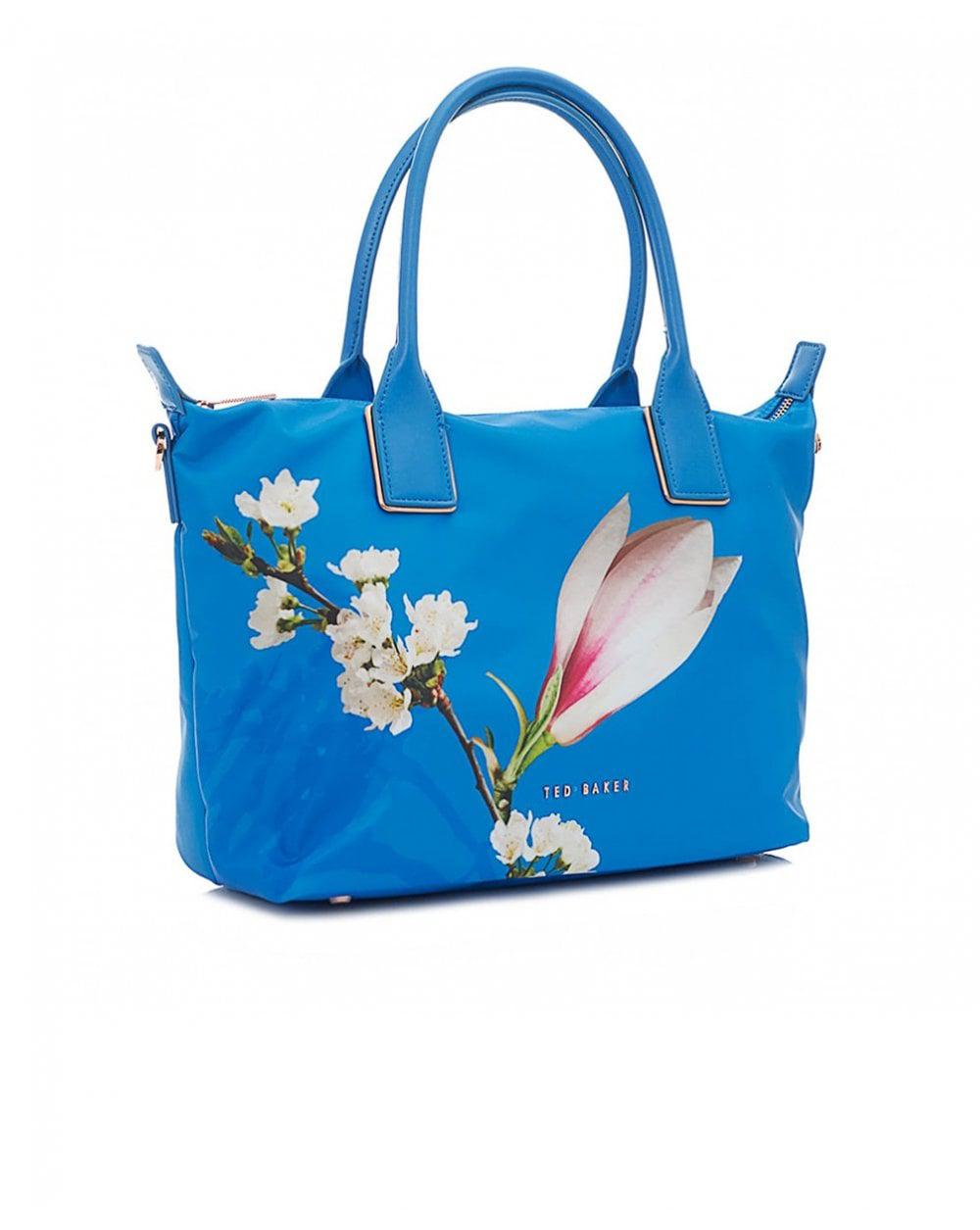 ted baker blue tote bag