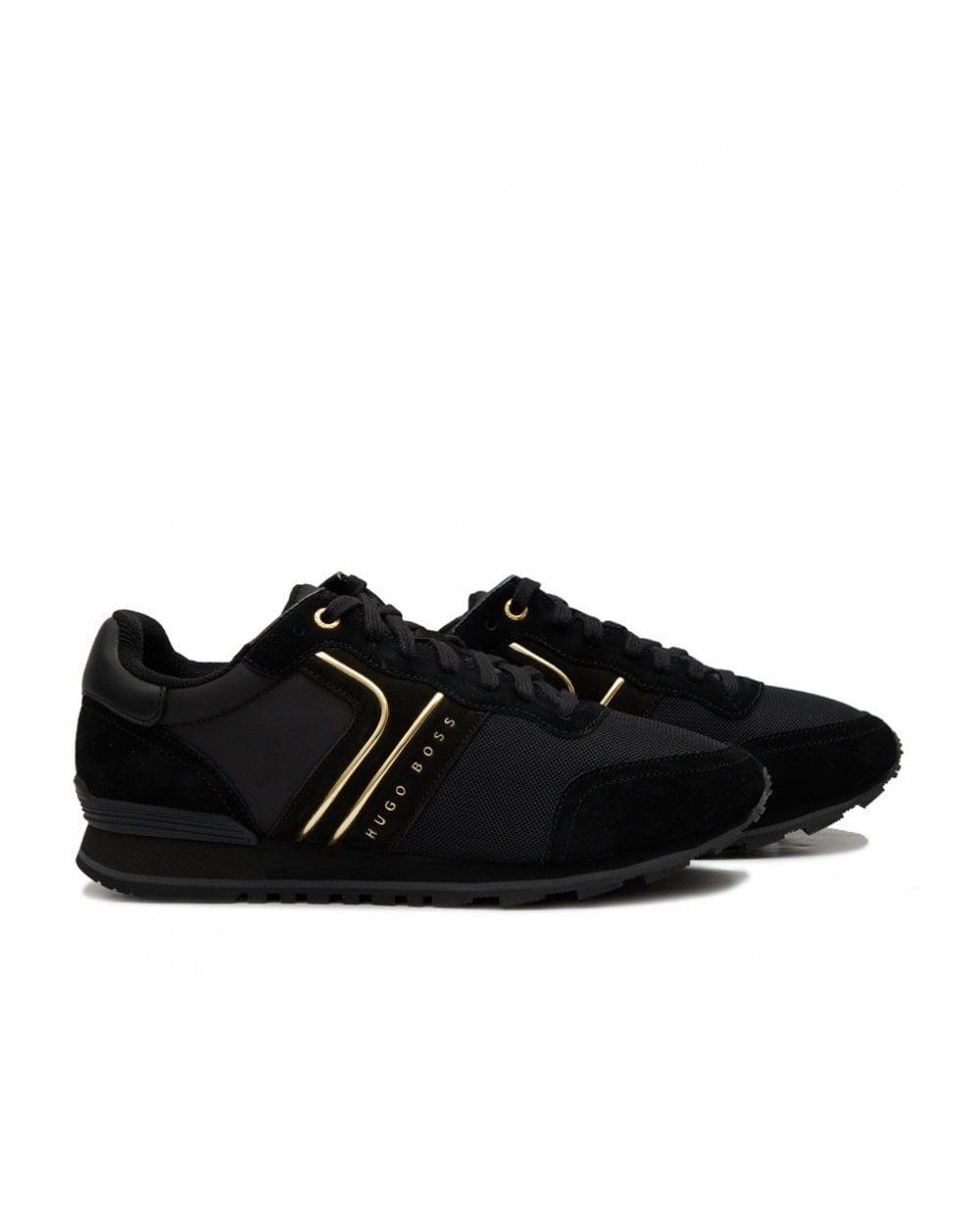 hugo boss black and gold trainers
