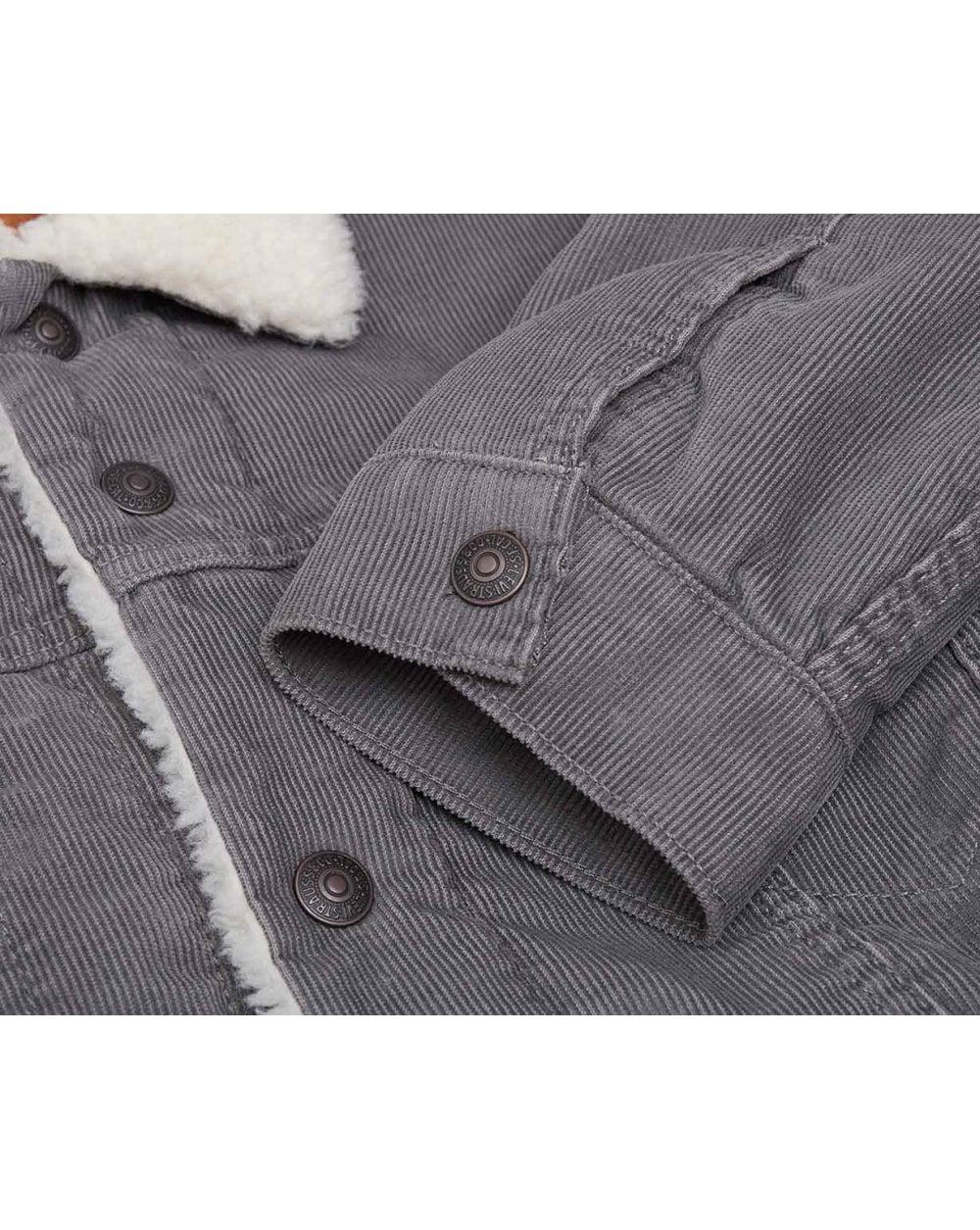 levis sherpa pewter cord