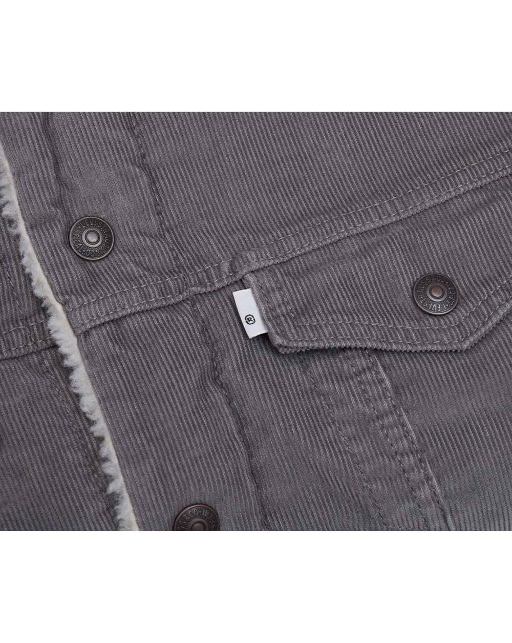 levis pewter cord jacket