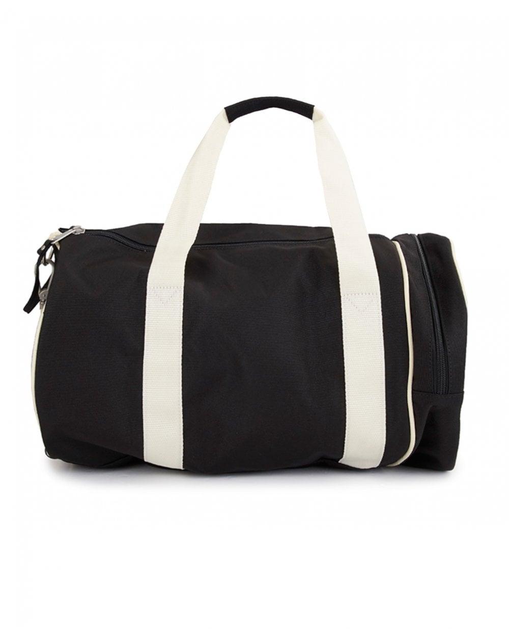 Fred Perry Jacquard Military Green Camo Barrel Bag