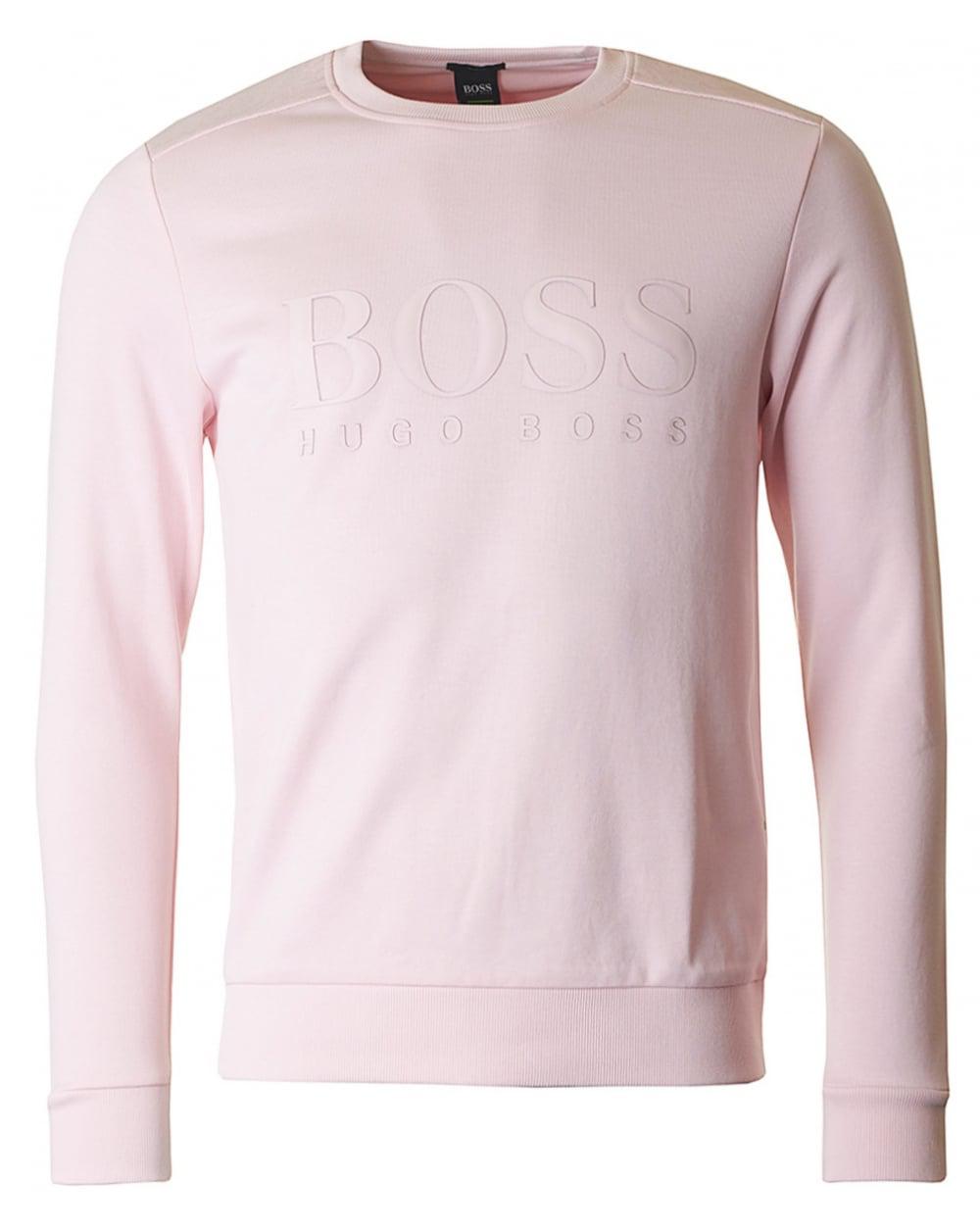 pink hugo boss sweatshirt