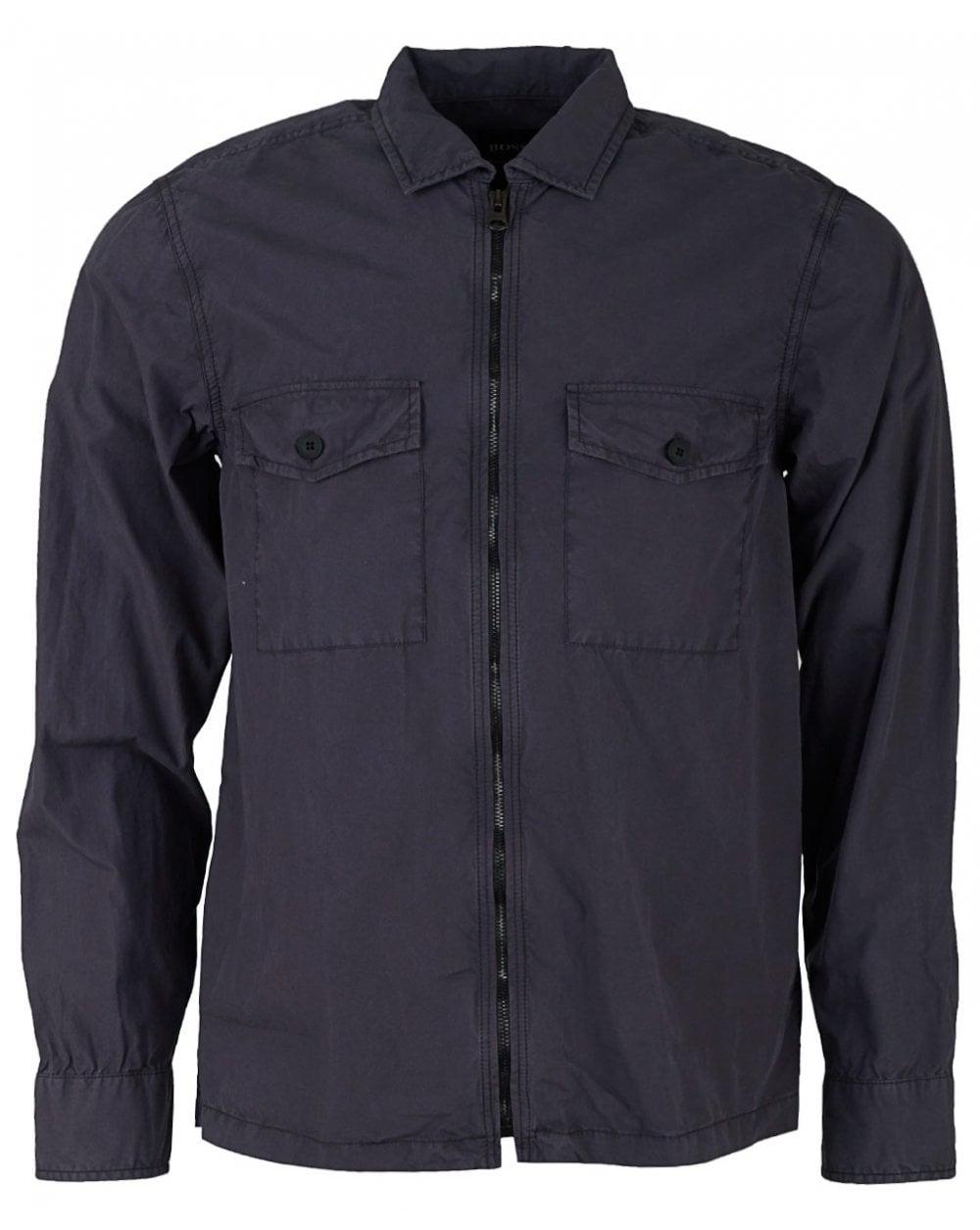 boss lovel full zip overshirt