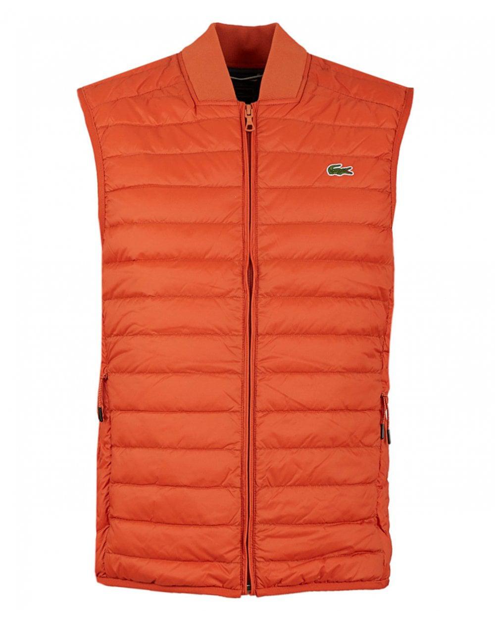 lacoste padded gilet