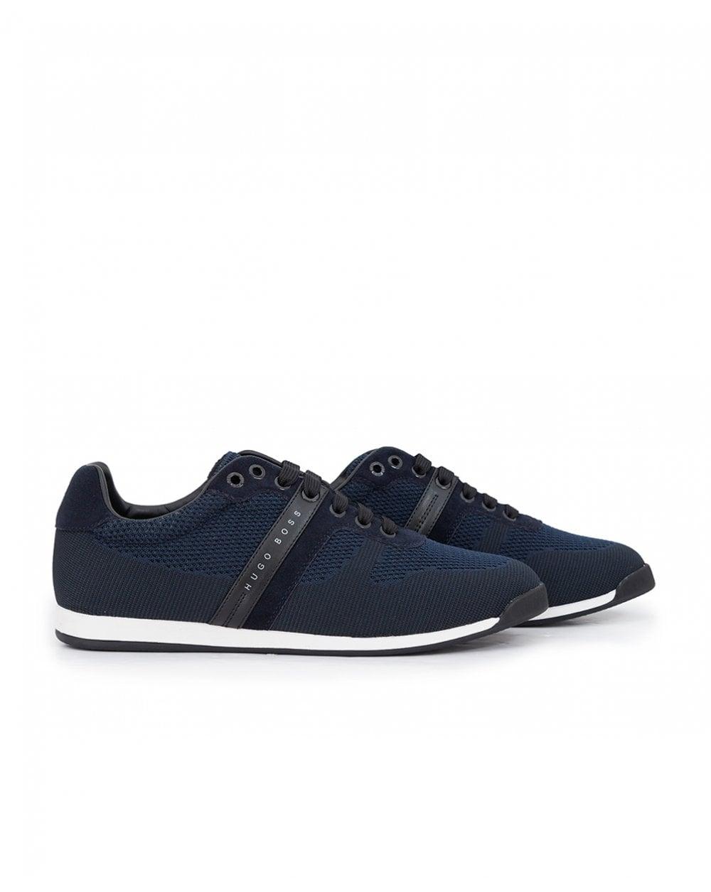 boss maze low knit trainer