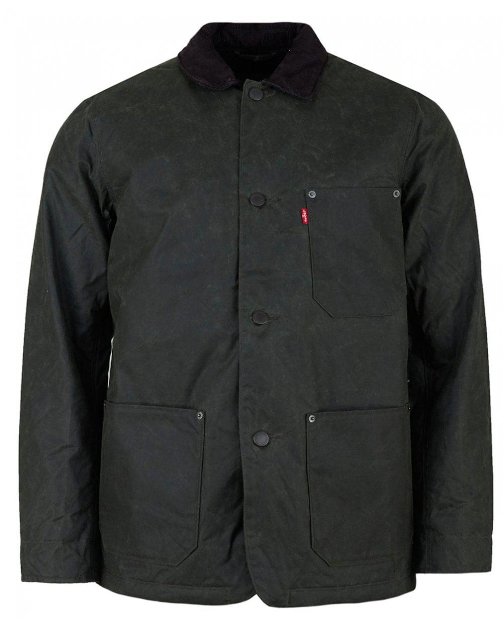 levi's waxed sherpa jacket