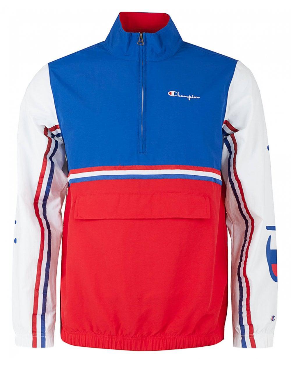 red white blue champion shirt