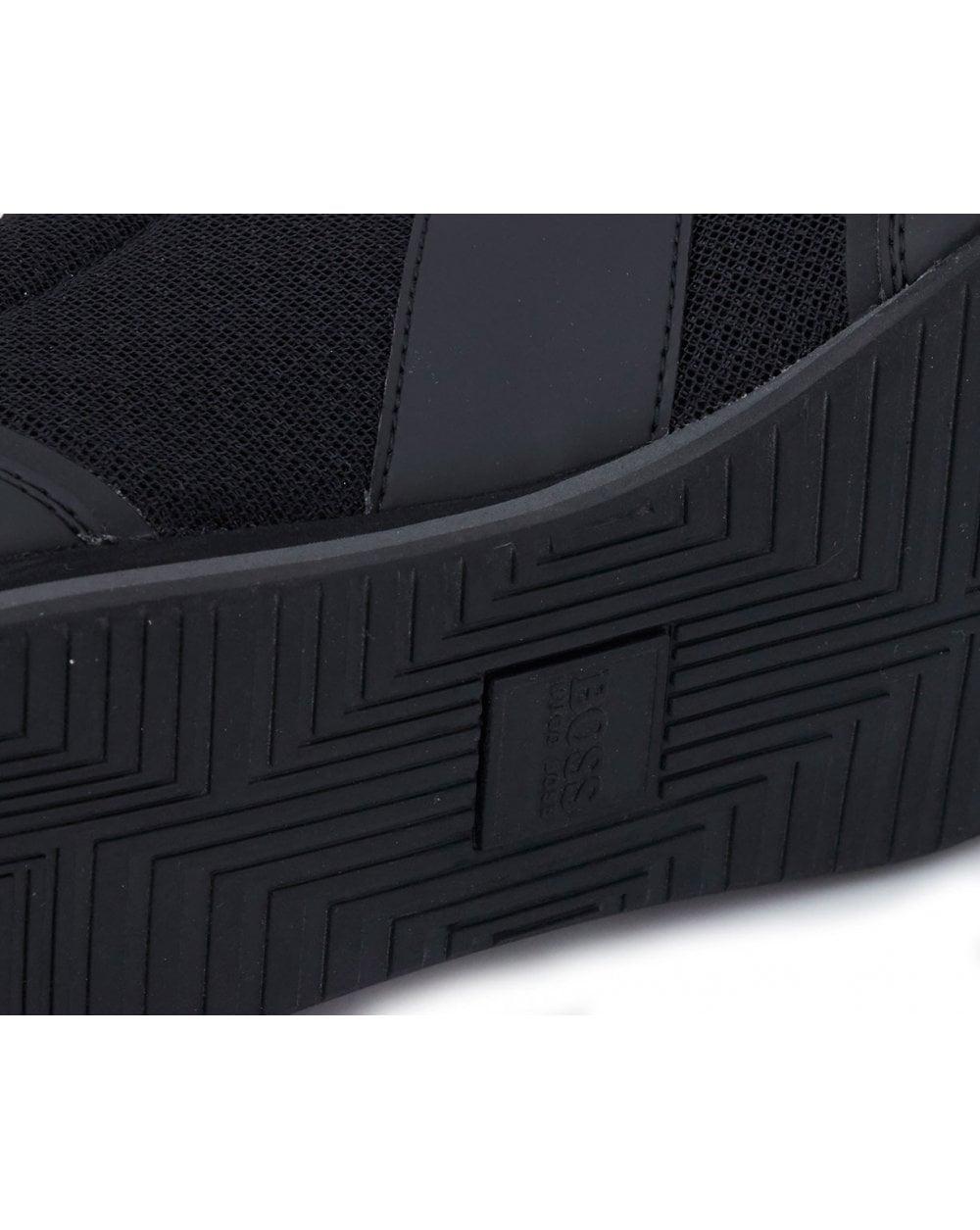 boss athleisure lighter low mesh trainers