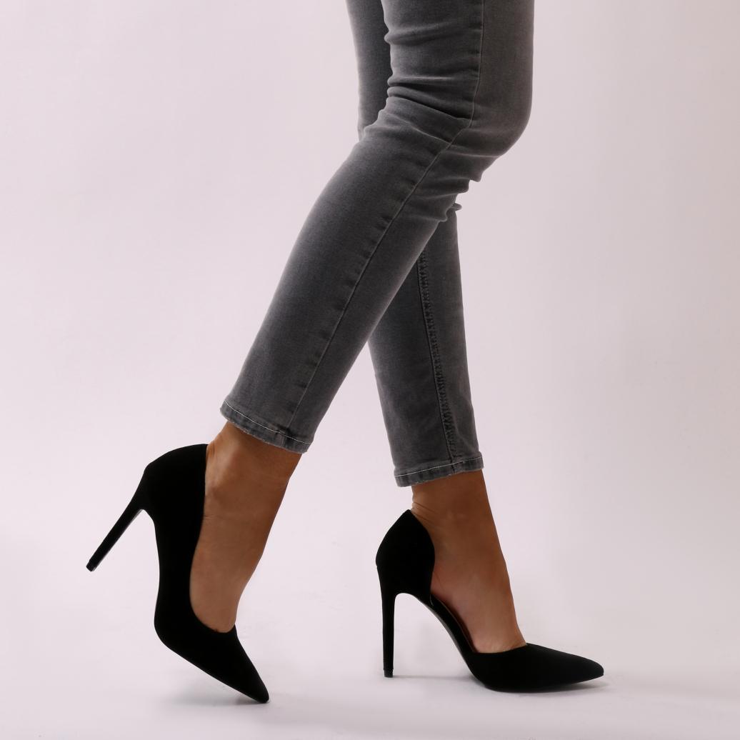 Public Desire Tipsy Cut Out Court Heels 