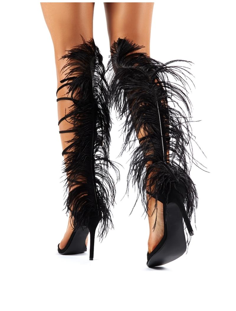 feather heels