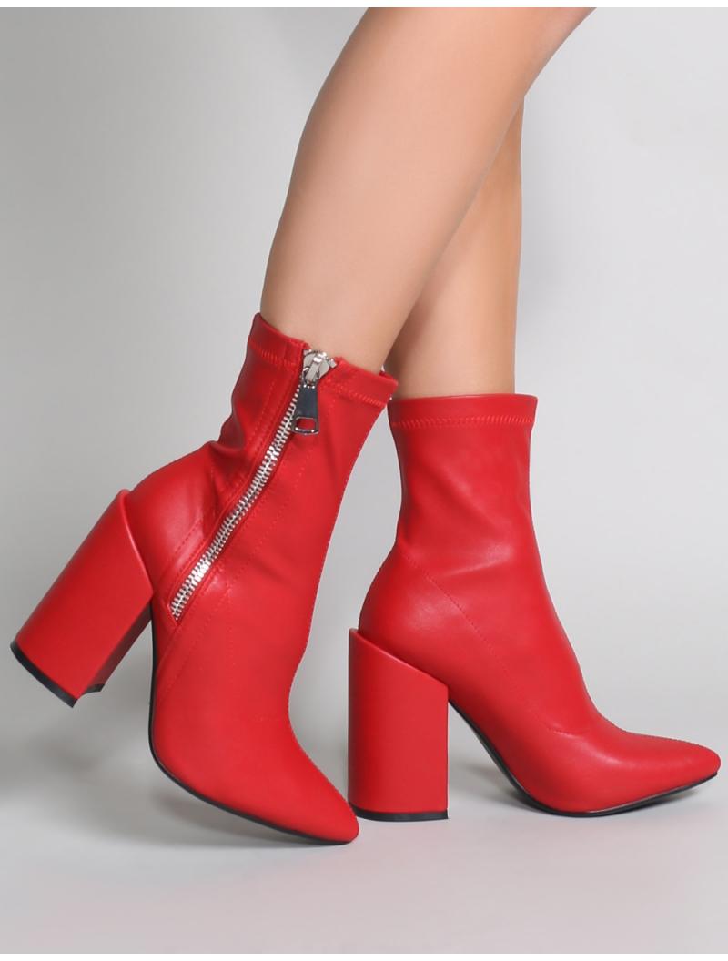 public desire red boots