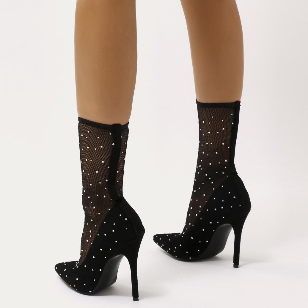 fishnet diamante heels