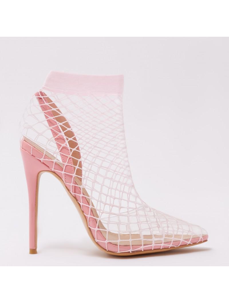 perspex pink heels