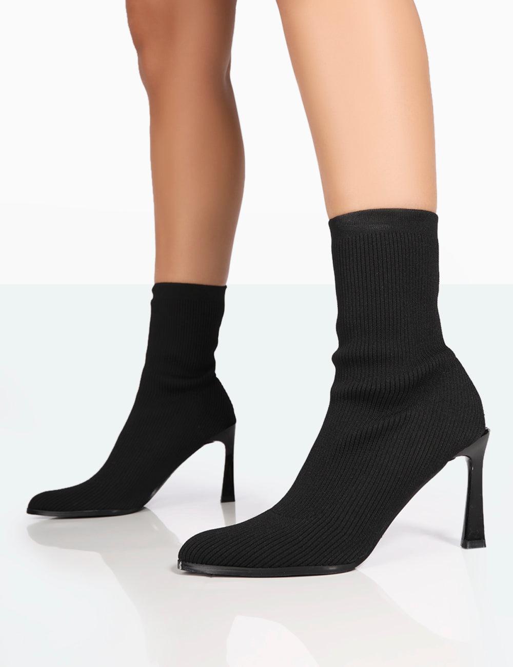Public desire clearance black sock boots