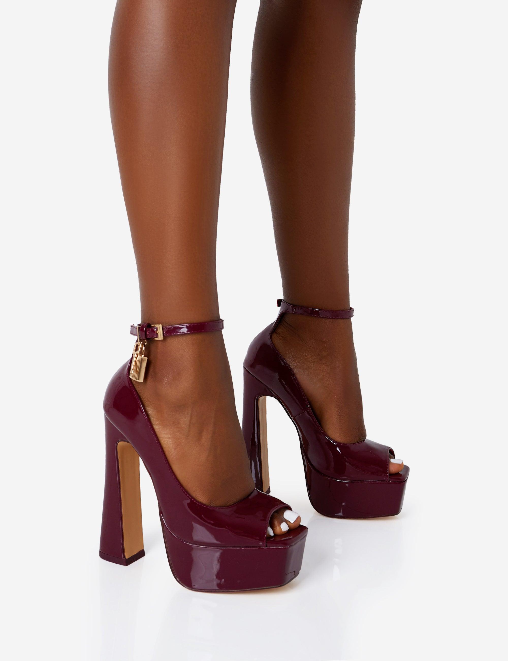 Women's peep toe high heels 2025