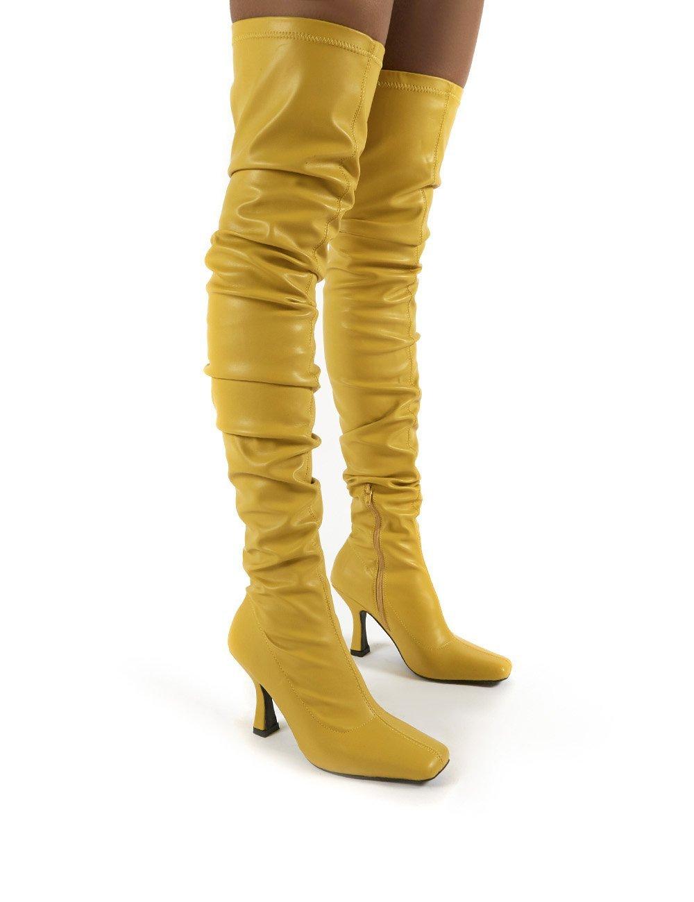 outlaw boots yellow