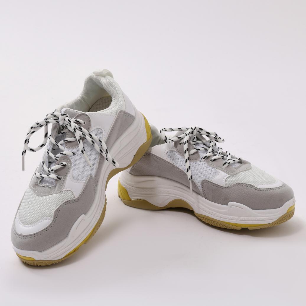 grey chunky trainers