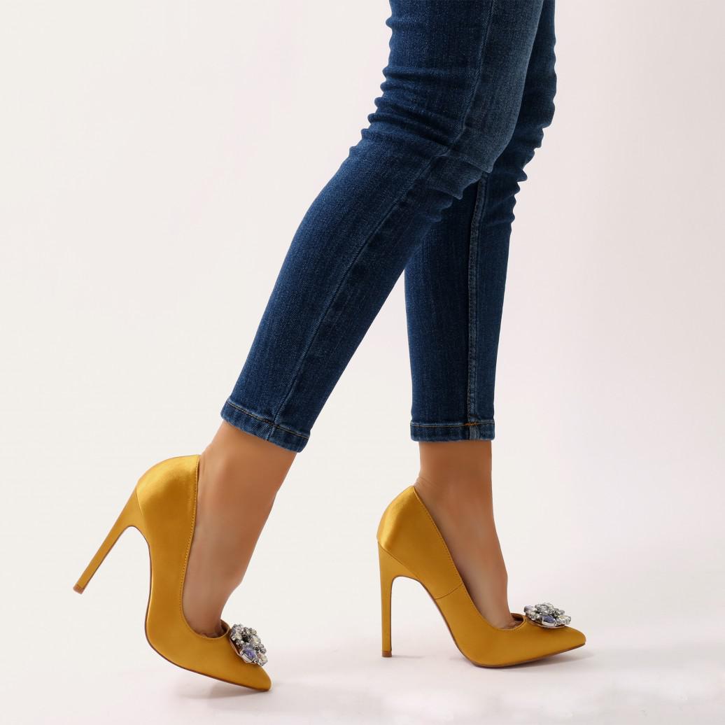 mustard stilettos