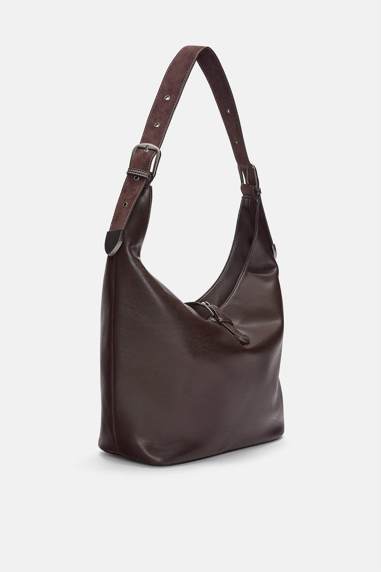 Faux Leather Shopper Bag Pull And Bear Handtasche Faux Leather Pull And  Bear Sac A Main Faux Leather Shopper Bag